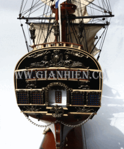 Mô Hình Thuyền Gỗ Lưu Niệm POLTAVA 4