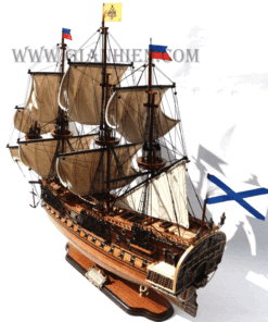 Mô Hình Thuyền Gỗ Lưu Niệm POLTAVA 12