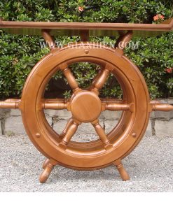 DOUBLE SHIP WHEEL TABLE