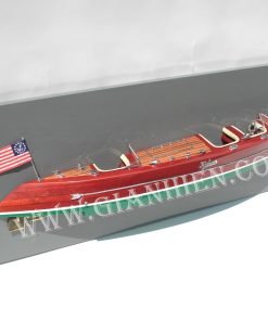 Mô Hình Thuyền Gỗ Trang Trí TYPHOON HAFL-HULL 1