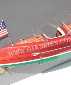 Mô Hình Thuyền Gỗ Trang Trí TYPHOON HAFL-HULL 2