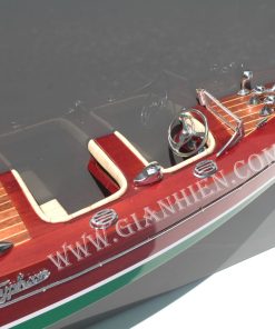 Mô Hình Thuyền Gỗ Trang Trí TYPHOON HAFL-HULL 3