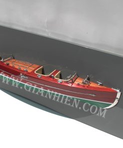 Mô Hình Thuyền Gỗ Trang Trí TYPHOON HAFL-HULL 4