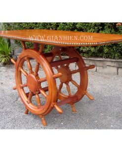 SHIP WHEEL DINING TABLE