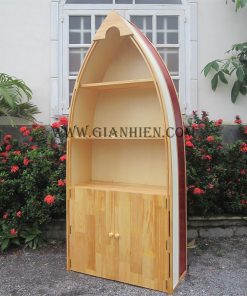 FLOOR BOAT SHELF WITH CABINET