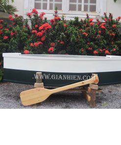 BOAT TABLE BLUE/ WHITE PAINTED