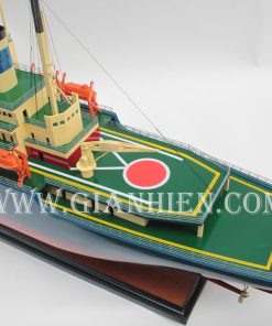 mô hình thuyền gỗ trang trí công ty Gia Nhiên 8