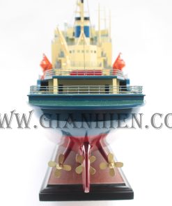 mô hình thuyền gỗ trang trí công ty Gia Nhiên 5