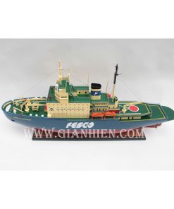 mô hình thuyền gỗ trang trí công ty Gia Nhiên KAPITAN KHLEBNIKOV