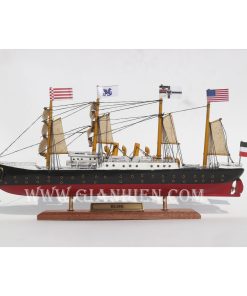 Mô Hình Thuyền Gổ ELBE 20CM 7