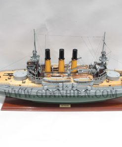 Mô Hình Thuyền Gỗ Lưu Niệm IMPERIAL RUSSIAN BATTLESHIP RETVIZAN 1902