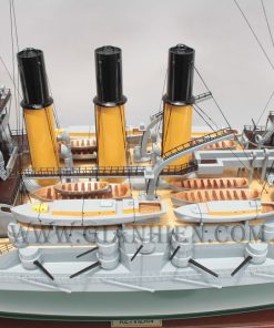 Mô Hình Thuyền Gỗ Lưu Niệm IMPERIAL RUSSIAN BATTLESHIP RETVIZAN 7