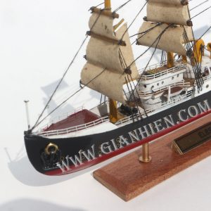 Mô Hình Thuyền Gổ ELBE 20CM 6