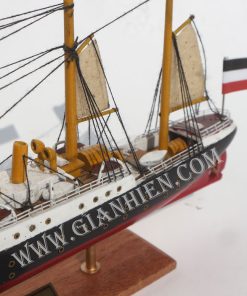 Mô Hình Thuyền Gổ ELBE 20CM 5