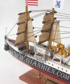 Mô Hình Thuyền Gổ ELBE 20CM 3
