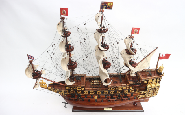 Mô hình thuyền gỗ Gia Nhiên