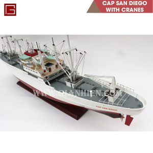 6 Cap San Diego Ship With Cranes