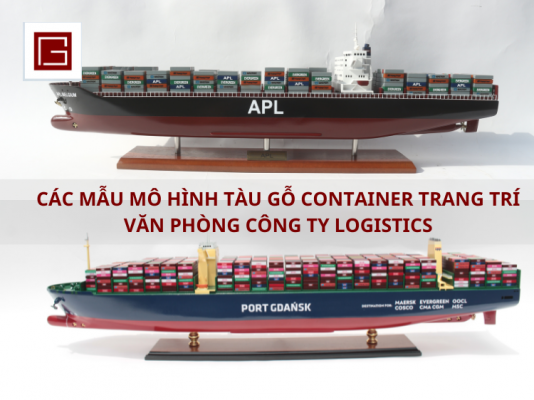 Cac Mau Mo Hinh Tau Go Container Trang Tri Van Phong Cong Ty Logistics