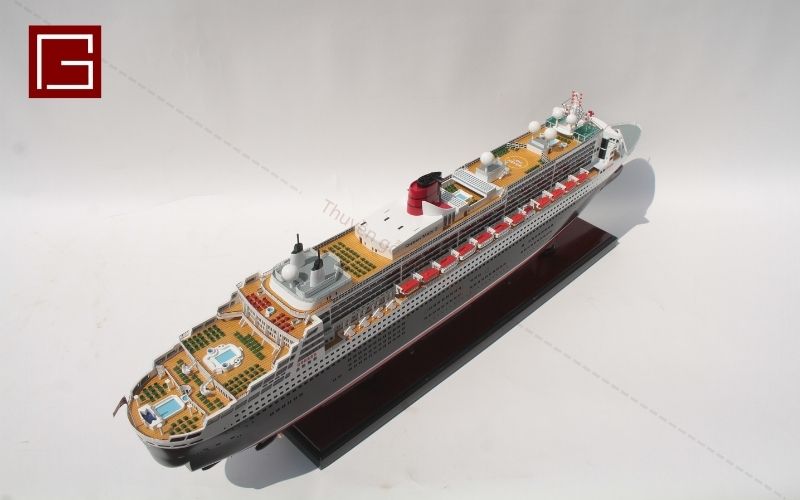 Queen Mary 2 Mo Hinh Tau Vien Duong Anh Quoc7 Queen Mary 2 Mo Hinh Tau Vien Duong Anh Quoc7