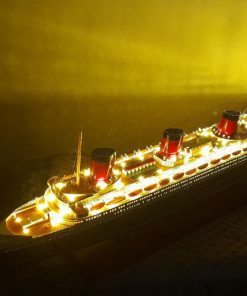 Ss Normandie With Lights (2)