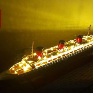 Ss Normandie With Lights (2)