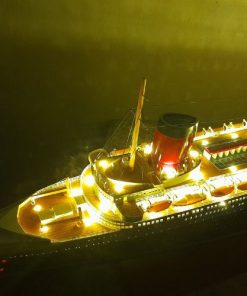 Ss Normandie With Lights (3)