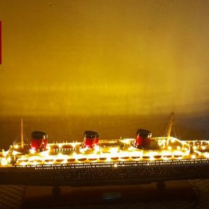 Ss Normandie With Lights (4)