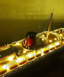 Ss Normandie With Lights (5)