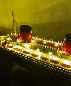 Ss Normandie With Lights (6)
