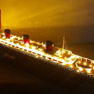 Ss Normandie With Lights (7)