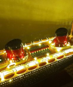Ss Normandie With Lights (8)