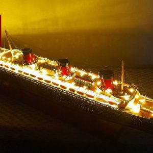 Ss Normandie With Lights (9)