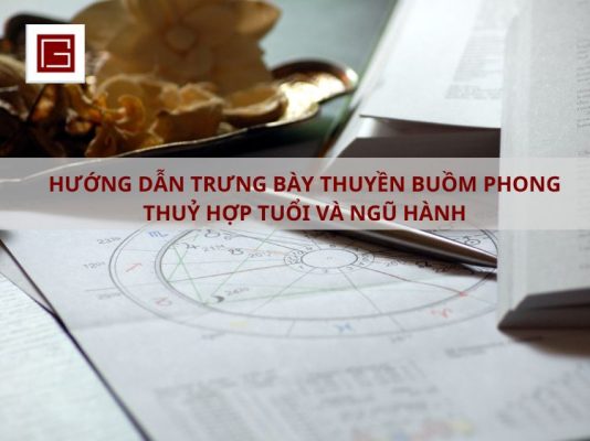 Huong Dan Trung Bay Thuyen Buom Phong Thuy