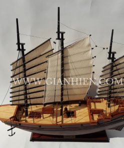 Chinese Junk Dark Wood