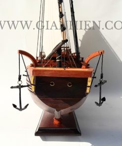 Chinese Junk Dark Wood