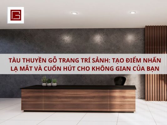 Tau Thuyen Go Trang Tri Sanh 1
