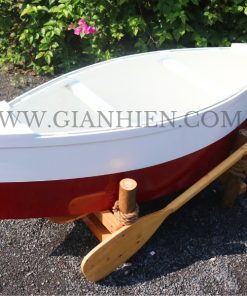 BOAT TABLE DARK RED PAINTED
