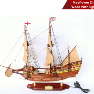 Mayflower II Natural Wood With lights-01