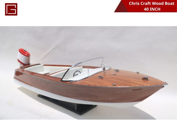 Chris Craft Wood Boat-16