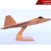 F-22 Rapier Raptor Natural Wood-01