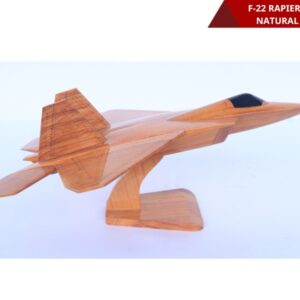 F-22 Rapier Raptor Natural Wood-02