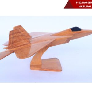 F-22 Rapier Raptor Natural Wood-04