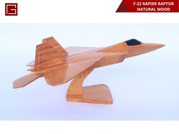 F-22 Rapier Raptor Natural Wood-04