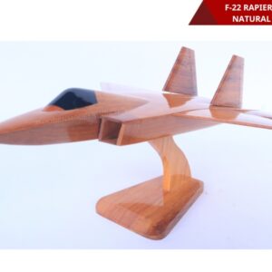 F-22 Rapier Raptor Natural Wood-05