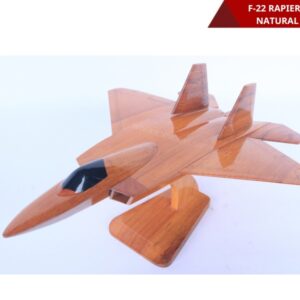 F-22 Rapier Raptor Natural Wood-06