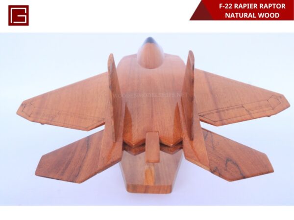 F-22 Rapier Raptor Natural Wood-08