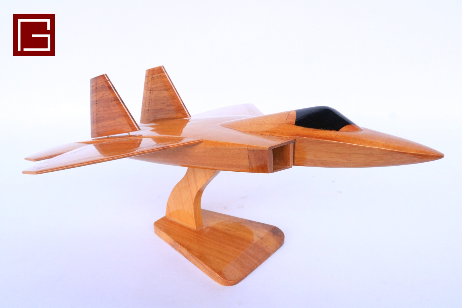 F-22 Rapier Raptor Natural Wood (1)