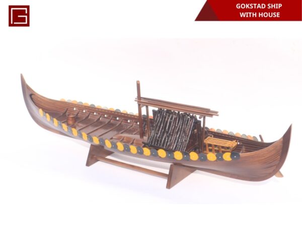 Gokstad Ship with House-10