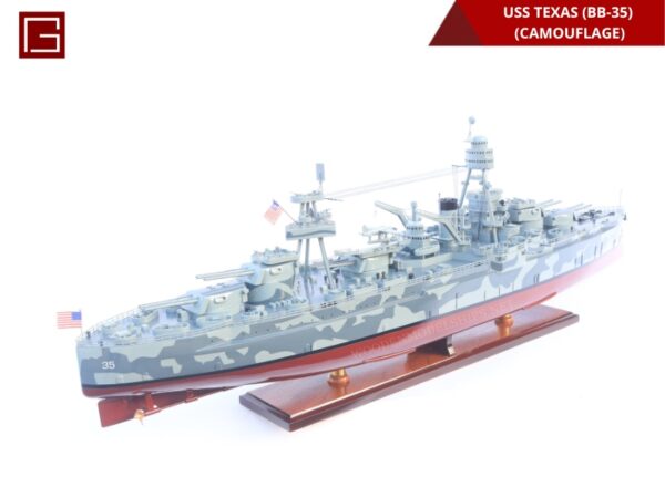 USS Texas (BB-35) (Camouflage)-14