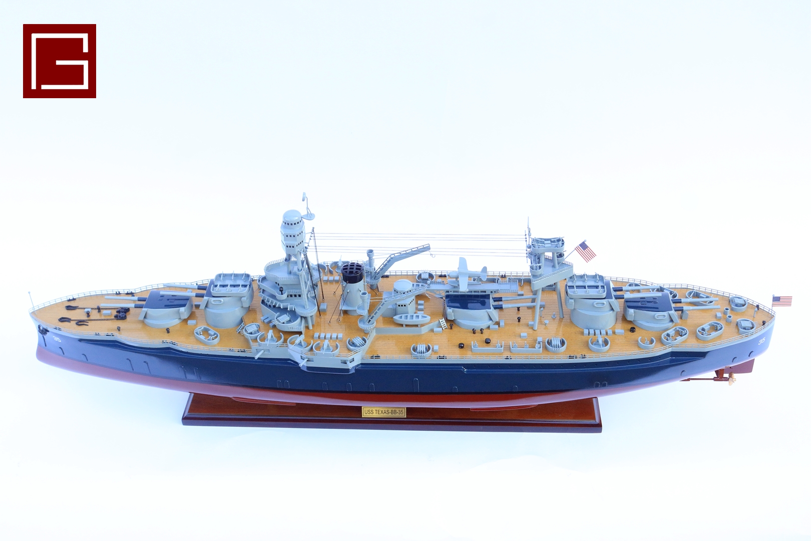 USS Texas (BB-35) (Dark Blue (1)